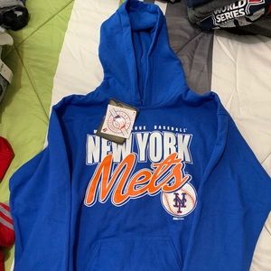 NY Mets Boys hoodie size Lg